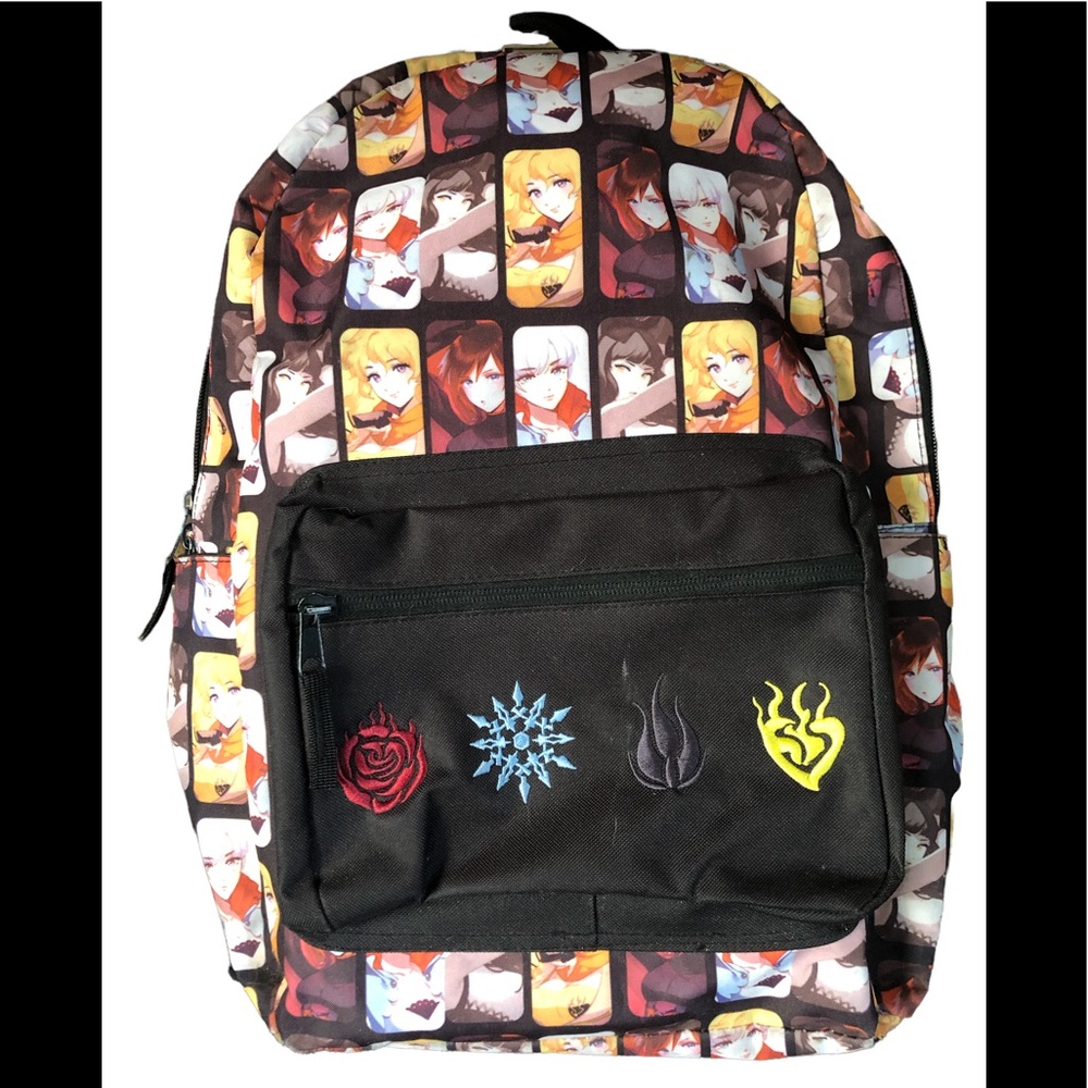 RWBY All Over Print Backpack anime back to school unisex RARE